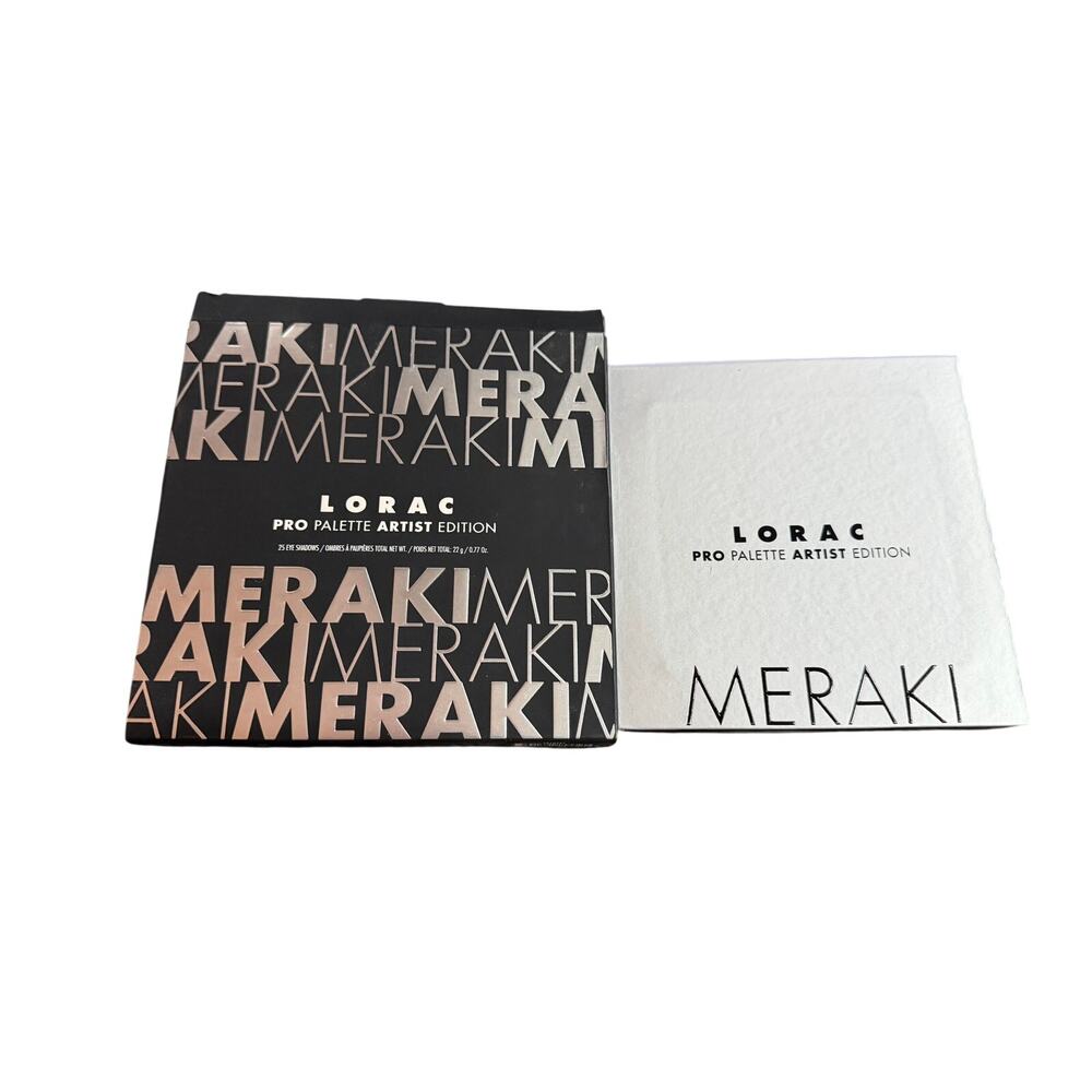 LORAC Pro Palette Artist Edition Meraki 25 Shade Eyeshadow Palette New In Box